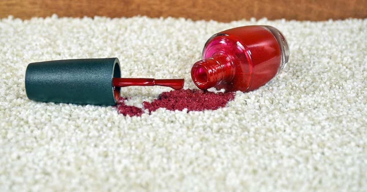 how.to.get nail polish out of carpet