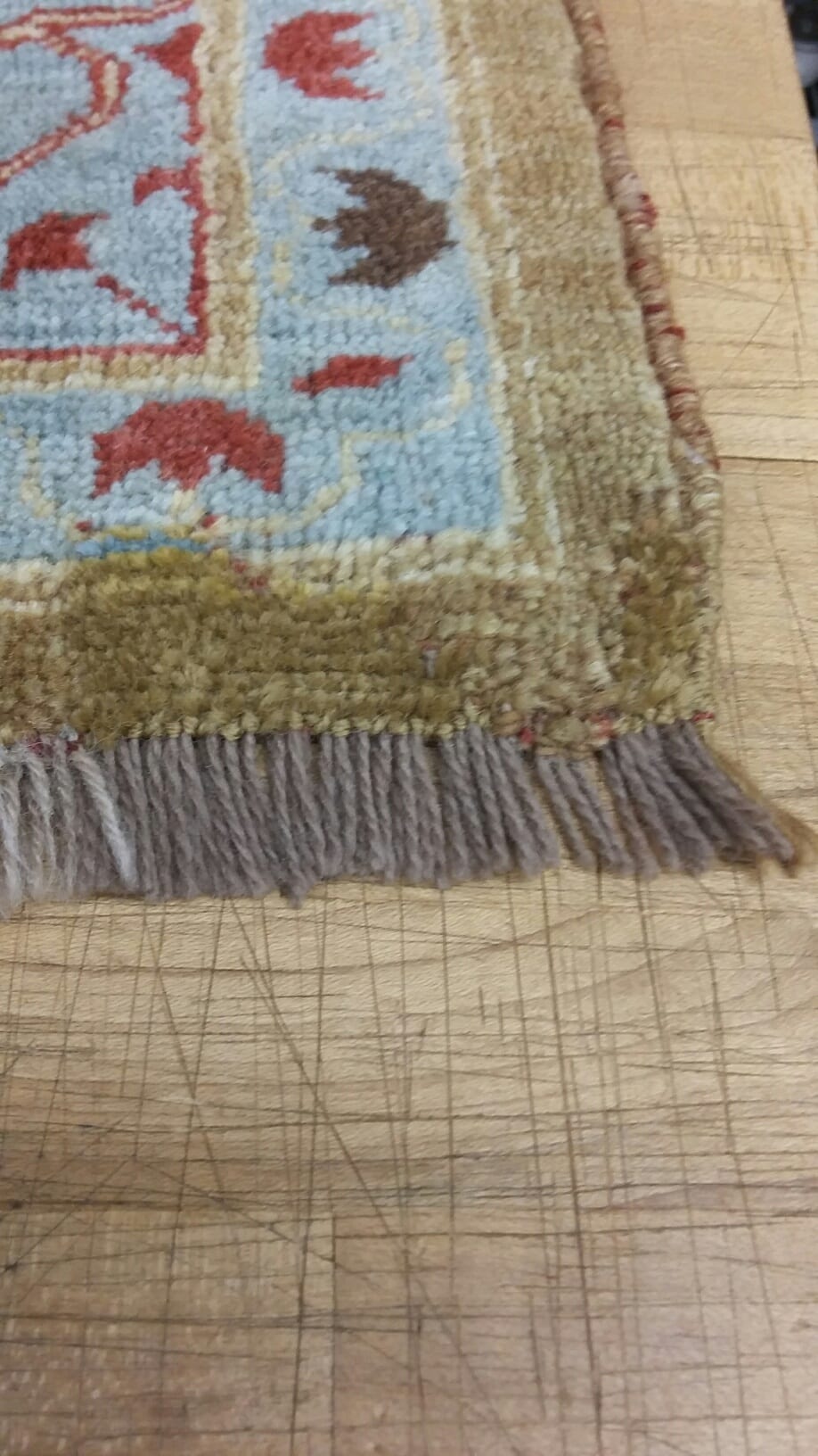 rug repair after