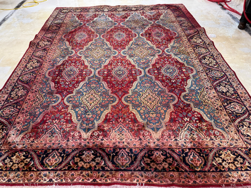 rug color correction before