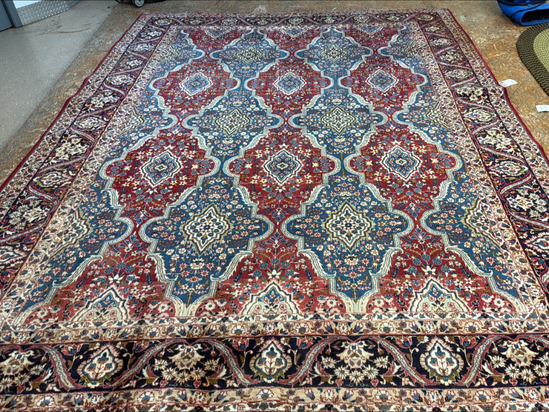 rug color correction after