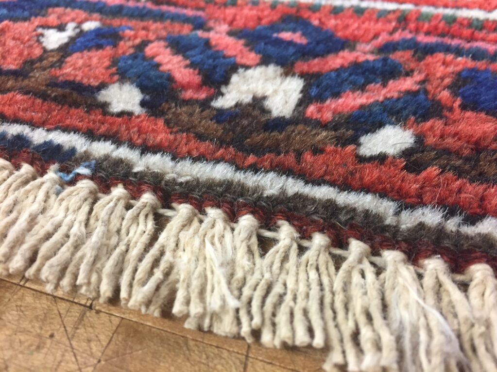 fringe repair on rug